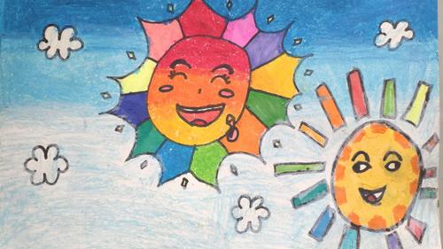 一(8)班《变脸的太阳》优秀作品
