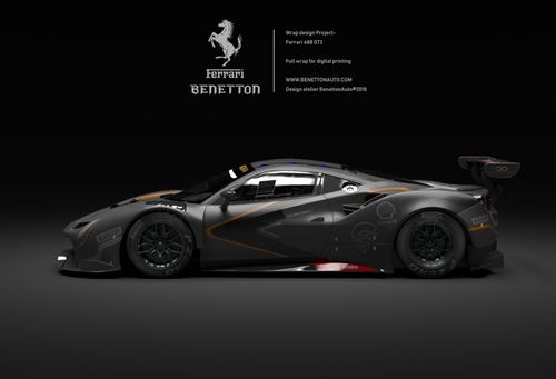 ferrari488gt3战机涂装