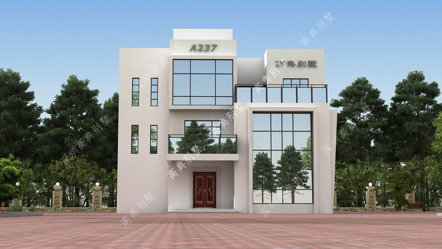 现代别墅设计图,外观设计绝对美_房子