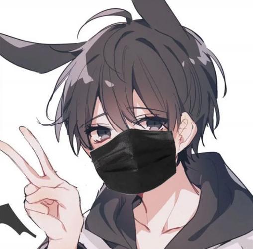 戴口罩的男生头像