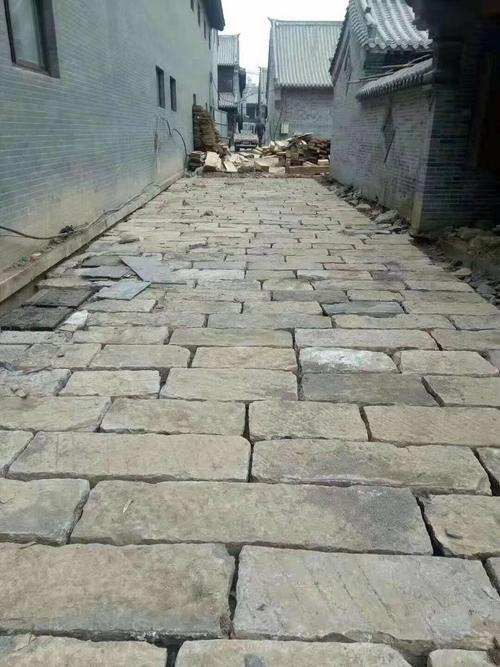 户外景区铺路老石板 楼梯台阶石老石板 公园铺路旧石板老石条现货