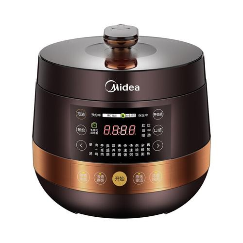 美的midea电压力锅家用高压锅智能电压锅双胆多功能预约大容量双内胆
