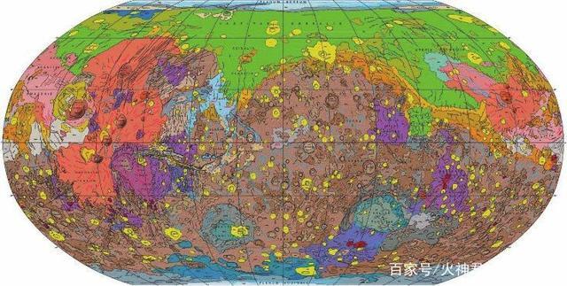 火星地形图