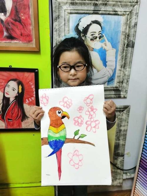 马克笔之金刚鹦鹉