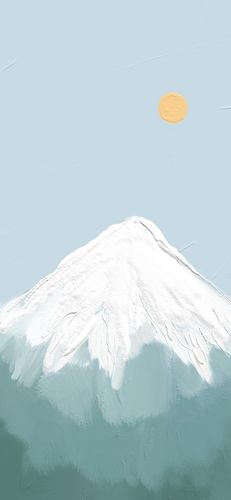 "谁能凭爱意要富士山私有"奶油富士山壁纸来啦 cr@柿子仔 #小清新壁纸