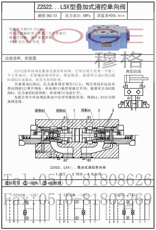 z2s22b15xvz2s22b25xv叠加式液控单向阀