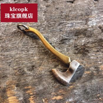 老凤祥同款莲说制物lotussdio无相战斧一斧压百祸银斧吊坠银斧头铜