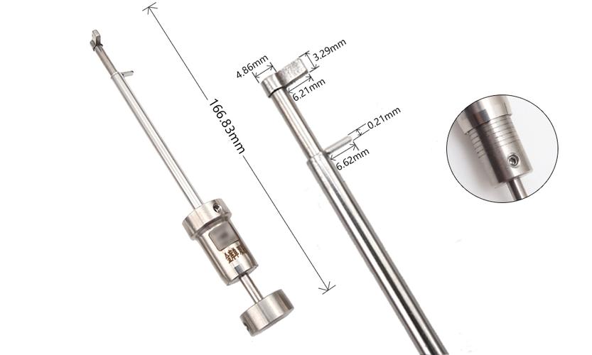 改进版新款保险柜旗杆叶片锁开启工具套装(8件套)