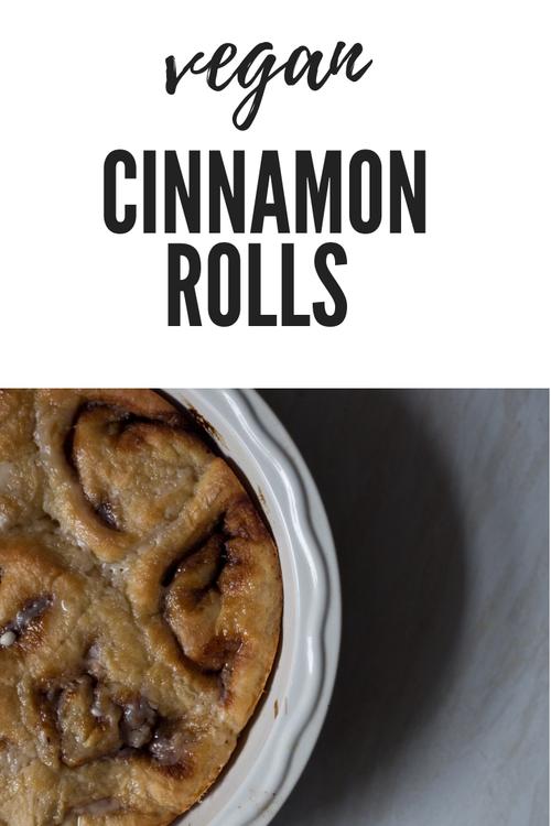recipes || vegan cinnamon rolls