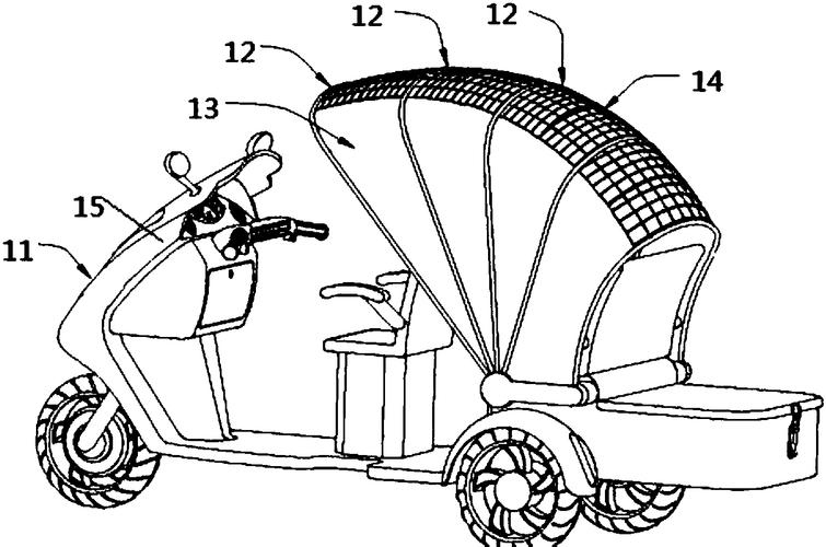 一种太阳能电动三轮车