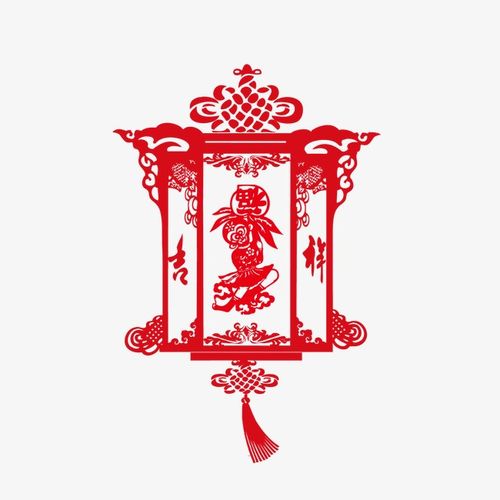 灯笼 中国风 剪纸 窗花