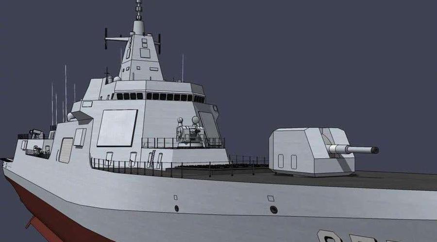 【055刚刚下水,下一代驱逐舰已经出炉,将加装电磁炮】7月3日,大连造船