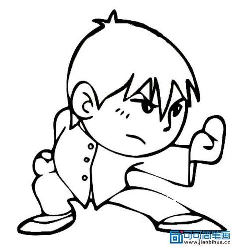 儿童武术简笔画