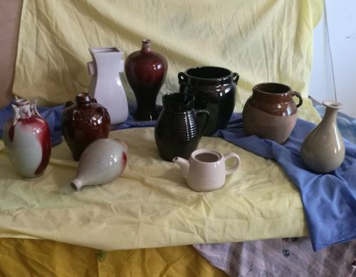 供应上新教具 用品 素描陶瓷器静物 陶罐10件特价装 快递美术_7折现价