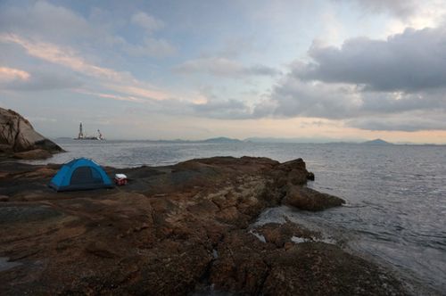 夜钓横洲岛