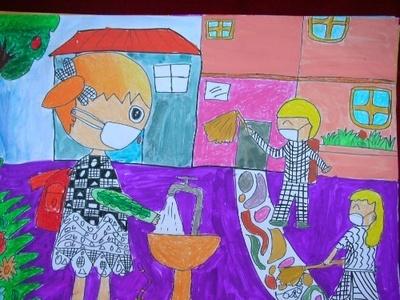 创卫儿童简笔画