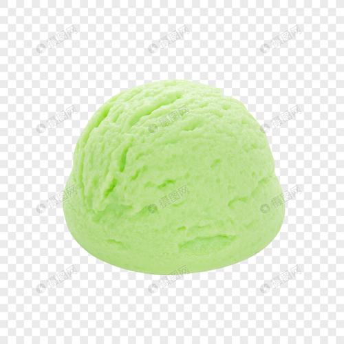 夏日哈密瓜口味冰淇淋球