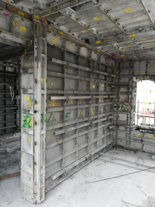 铝模完整拼装一隅