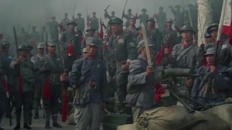 七七事变卢沟桥国民党大刀队抗日影视素材_1280x720_高清视频素材下载