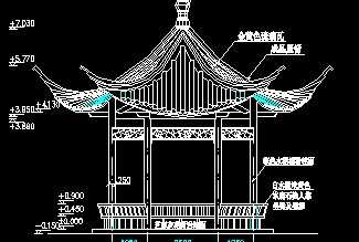 六角亭全套施工图