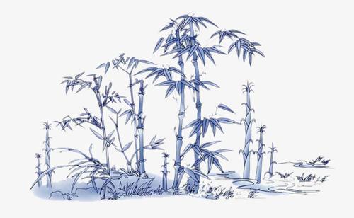 竹林场景简笔画 简笔画图片大全-蒲城教育文学网