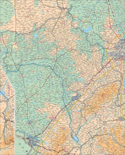 公主岭地图高清版大地图