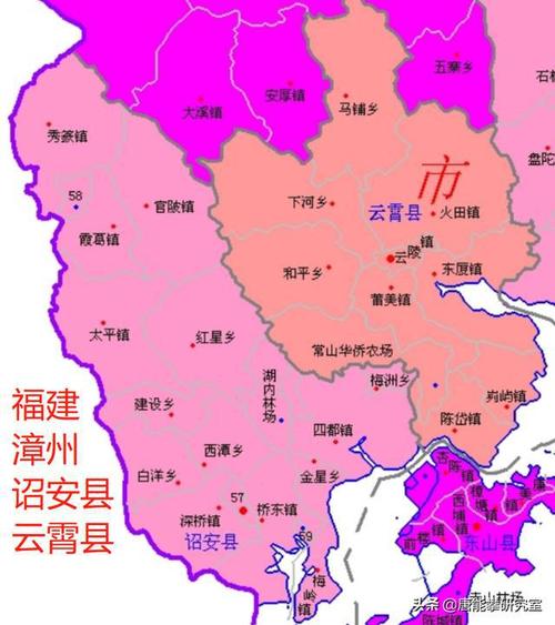 漳州漳浦诏安云霄3县45镇人口土地工业最新统计