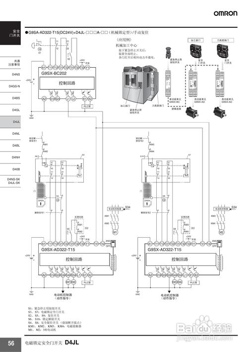 omron d4jl电磁锁定安全门开关说明书:[2]