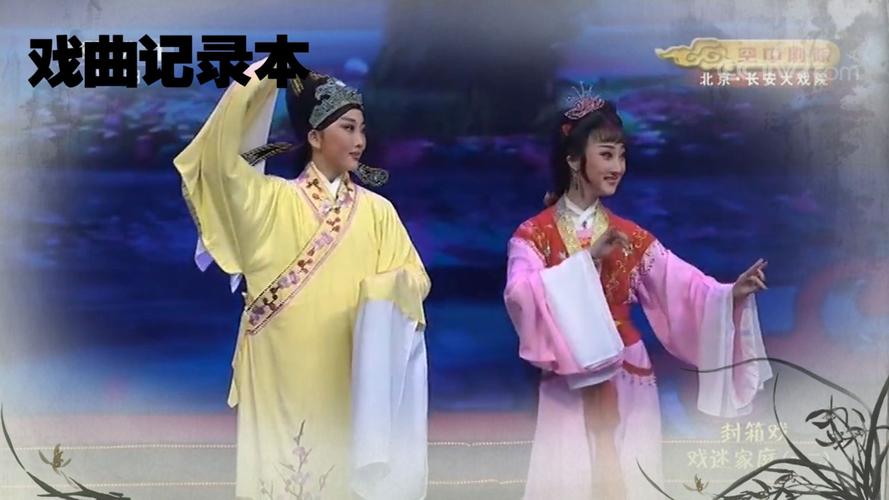 戏曲记录本越剧追鱼观灯丁晓君窦晓璇晚会版a