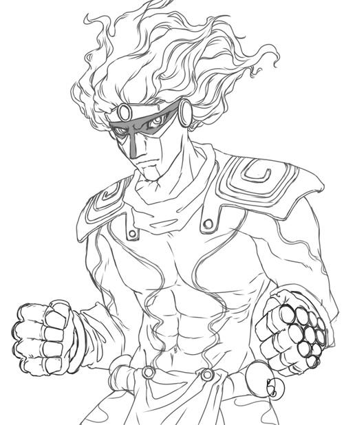 白金之星的身体好sexy!未完成