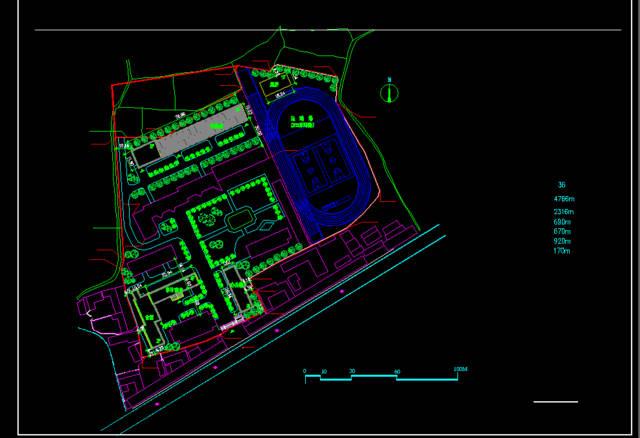 【cad】中学小学幼儿园cad