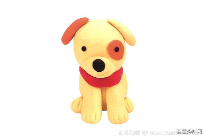 可爱小狗粘土手工教程