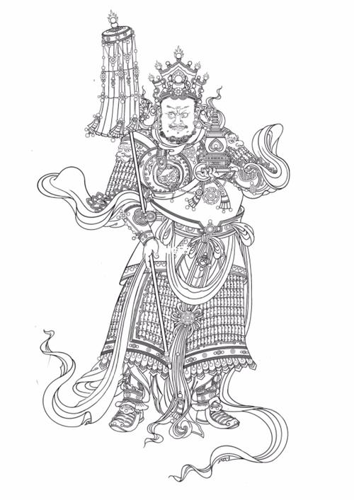 四大天王～多闻天王