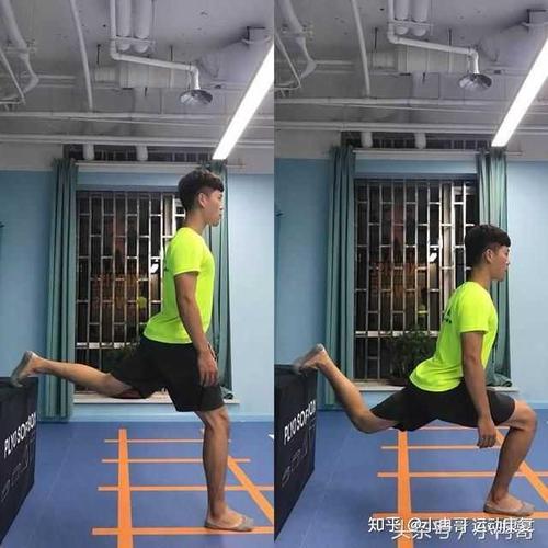 6,保加利亚蹲 动作要求:单腿的半蹲,膝盖不超过脚尖,上身和小腿平行.