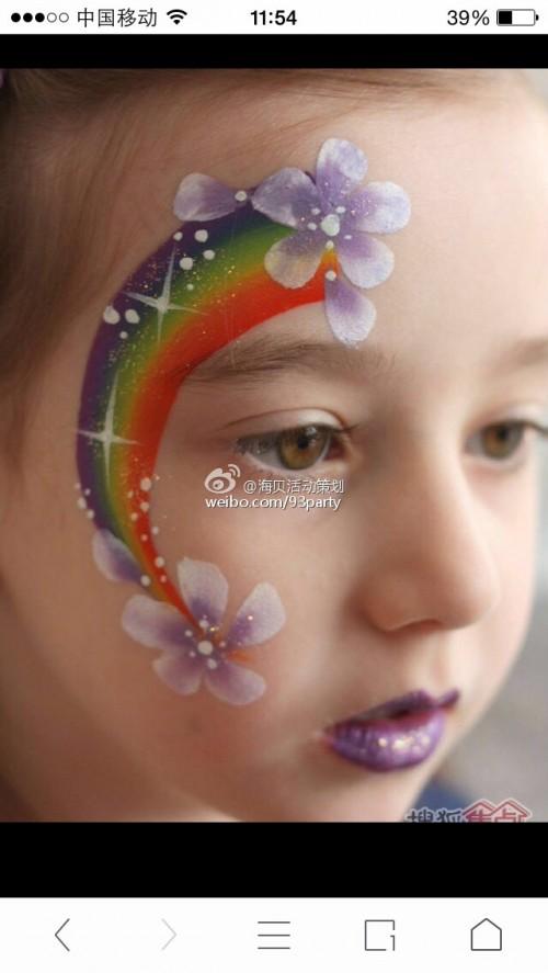 面部彩绘幼儿园儿童生日派对 足球杯 万圣节 化妆会 必备