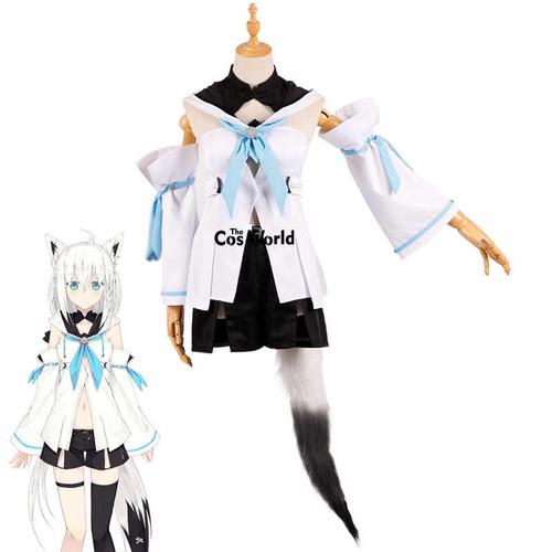 youtuber hololive shirakami fubuki animal fox tops shorts