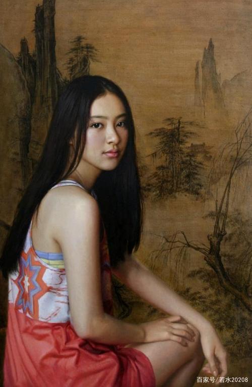 杨华的油画具有东方女性的独有神韵,许多作品被海外收藏家收藏!