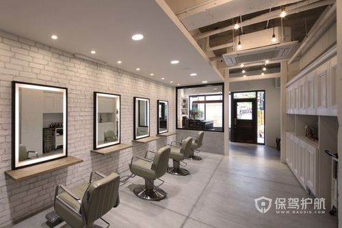 小型理发店装修效果图