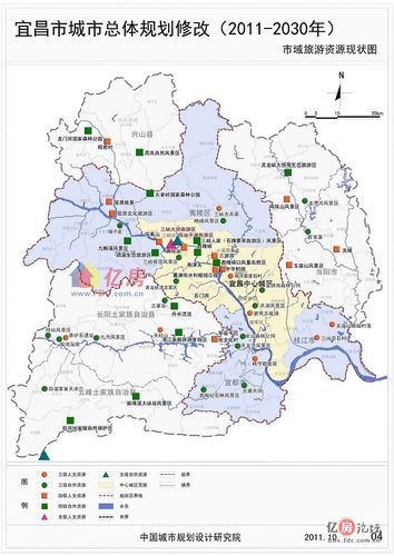 西陵区行政区地图