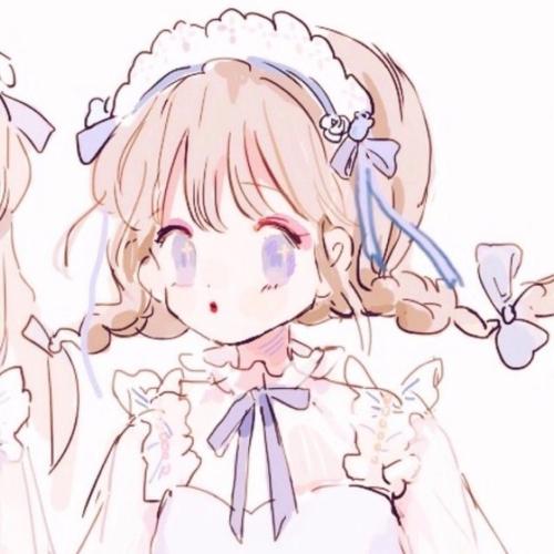 动漫闺蜜头像 可爱 双马尾辫-堆糖,美好生活研究所