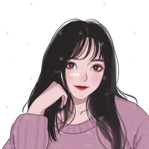 气质女生漫画头像_漫画_头像分享_素材_头像