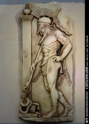 古罗马战士浮雕