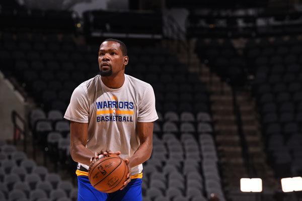 美国职业篮球运动员凯文·杜兰特(kevin durant)