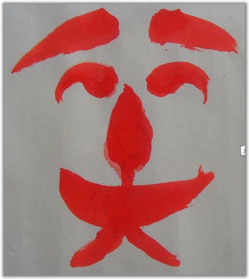 "笑"字为原型的艺术字创意