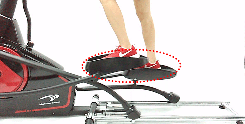 美力德椭圆机家用超静音 折叠电磁控轨道太空漫步机 运动健身器材