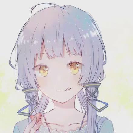 酷帅风格的女生动漫头像:所以每天有一点点快乐,我就很知足了