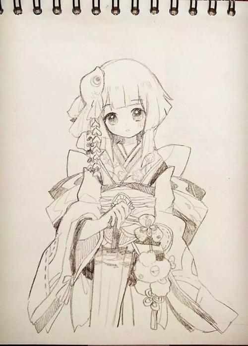 阴阳师 神乐 简笔画