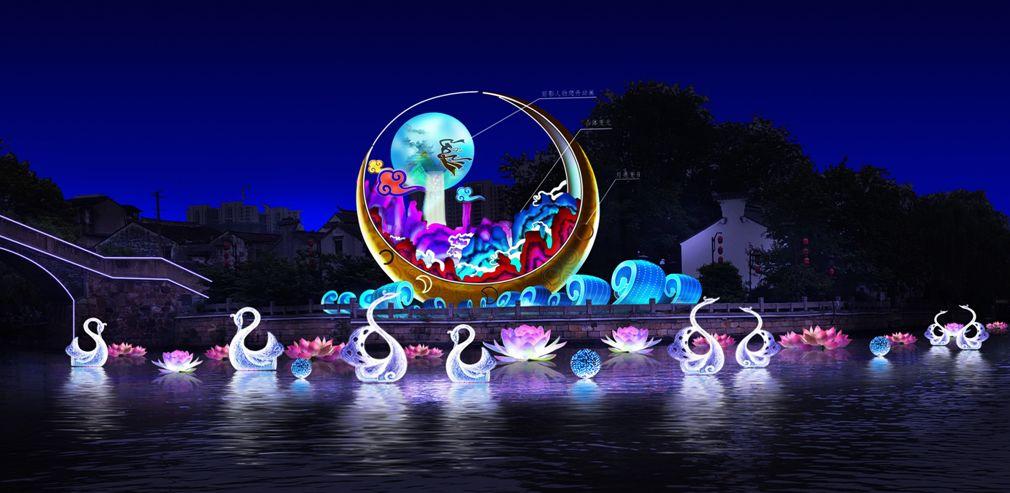 住国际饭店 赏运河花灯_灯会