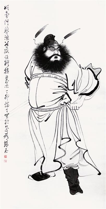 钟馗最简单的简笔画