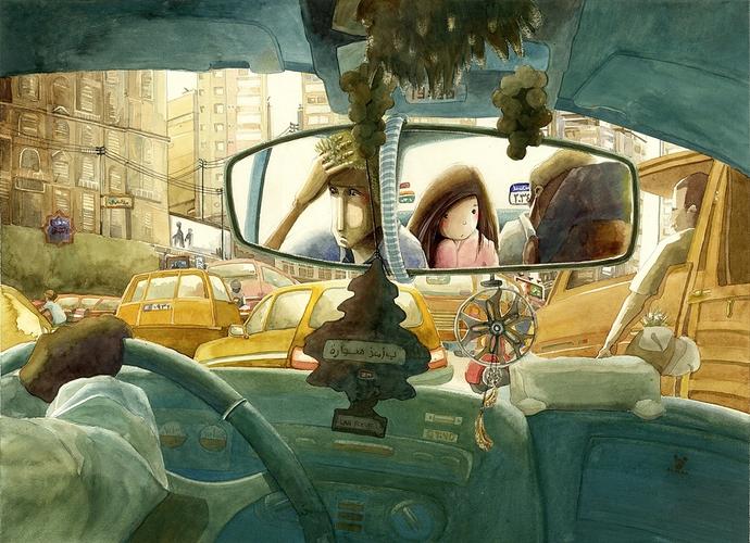 手绘绘本:漫长的旅途|插画|商业插画|布果chacoco